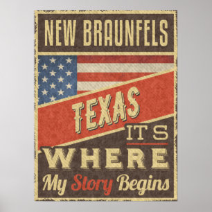 New Braunfels Texas Poster