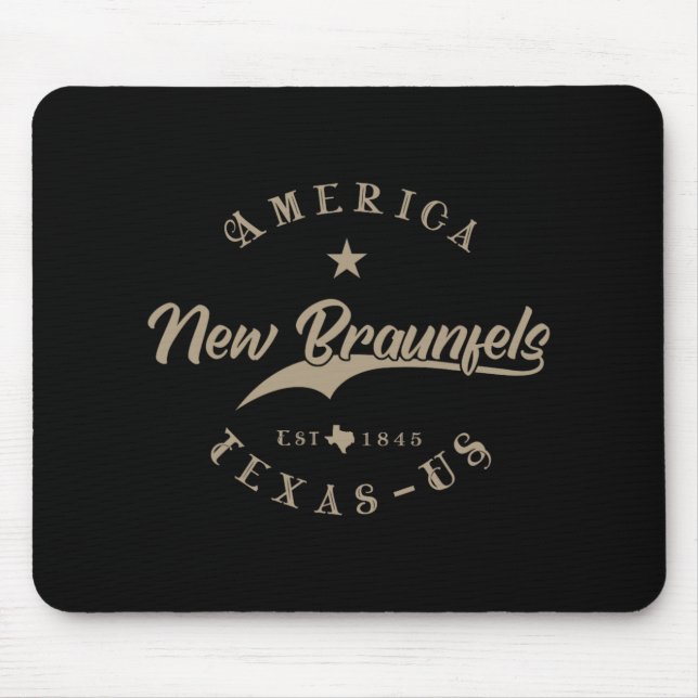 New Braunfels Tx Texas  Mouse Pad (Front)