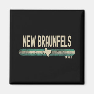 New Braunfels Tx Texas Travel & 80s Style Magnet
