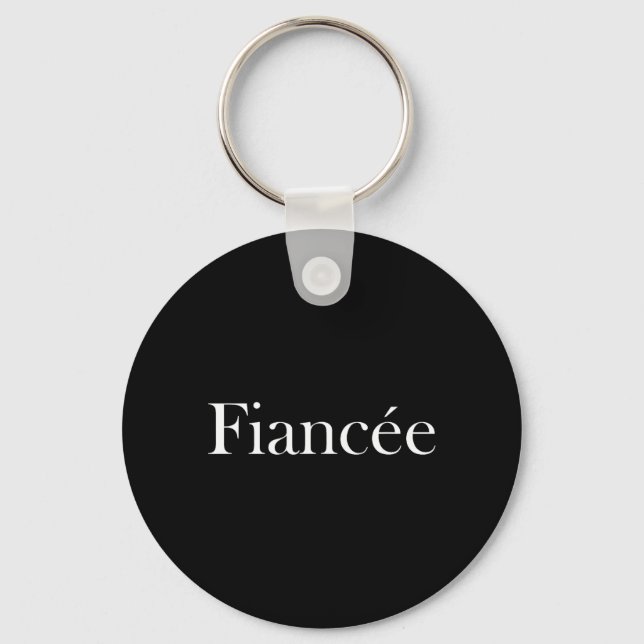 New Bride Bachelorette Party Wedding Honeymoon Key Ring (Front)
