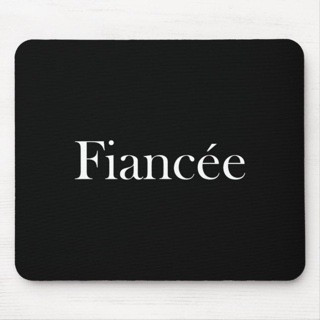New Bride Bachelorette Party Wedding Honeymoon Mouse Pad (Front)