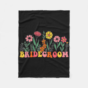 New Bridegroom Wildflower First Birthday &amp; Bab Fleece Blanket