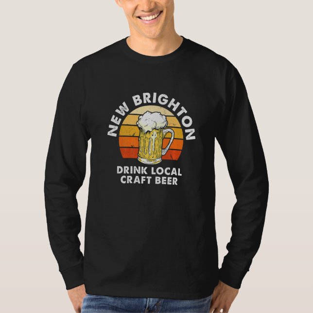 New Brighton Drink Local Craft Beer Minnesota Home T-Shirt (Front)