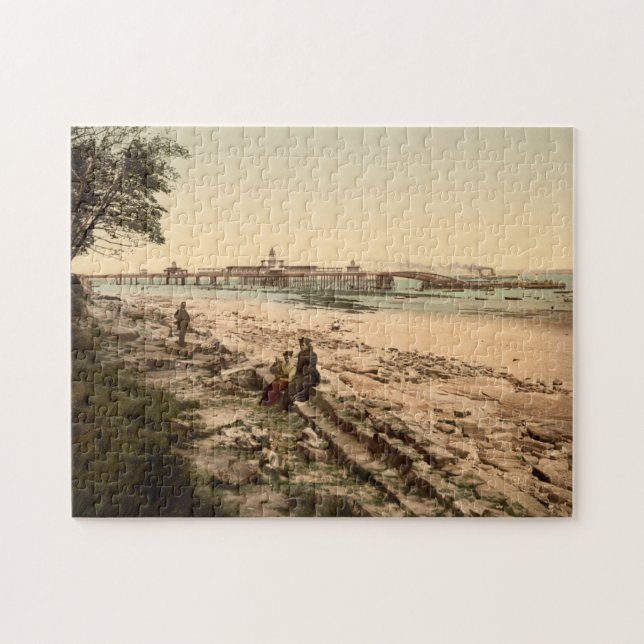 New Brighton Pier, Liverpool, Merseyside, England Jigsaw Puzzle (Horizontal)