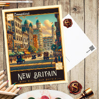 New Britain, Connecticut | Vintage Postcard