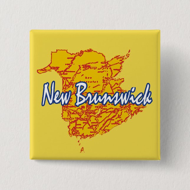 New Brunswick 15 Cm Square Badge (Front)