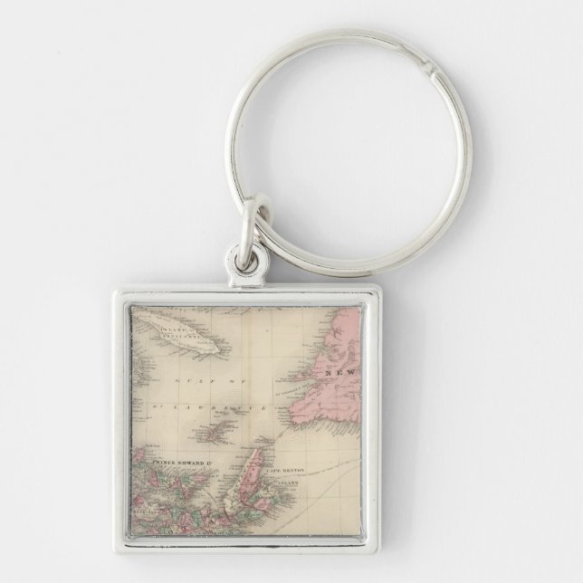 New Brunswick and Nova Scotia Key Ring (Front)