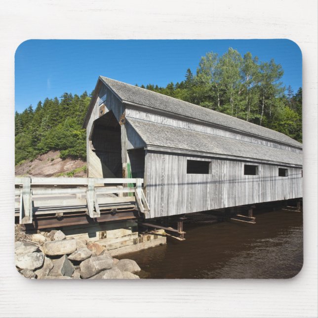 New Brunswick, Canada. Irish River covered Mouse Pad (Front)