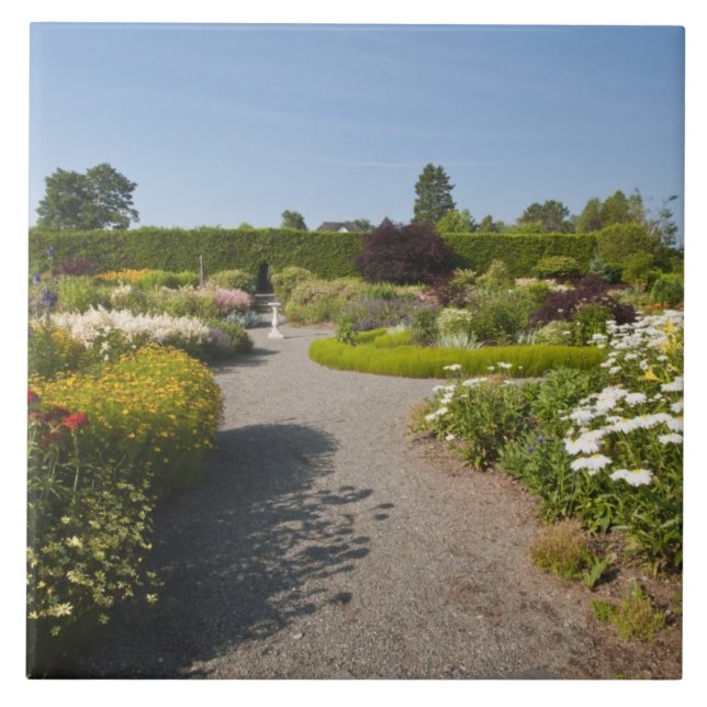 New Brunswick, Canada. Kingsbrae Garden in St. Tile (Front)