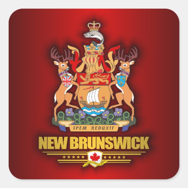 New Brunswick COA Square Sticker (Front)