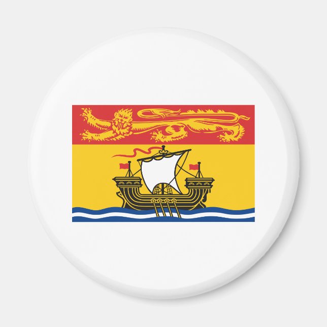 NEW BRUNSWICK FLAG MAGNET (Front)