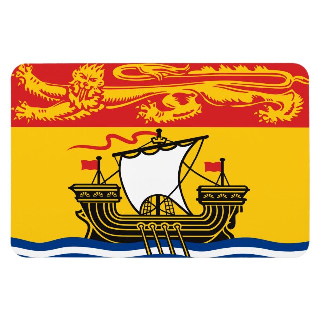 NEW BRUNSWICK Flag Magnet (Horizontal)