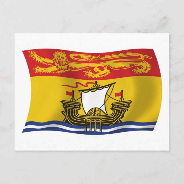 New Brunswick Flag Postcard (Front)
