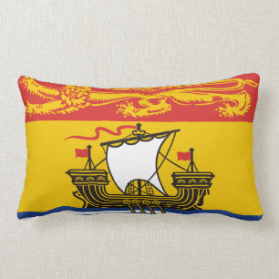 New Brunswick flag Throw Pillow