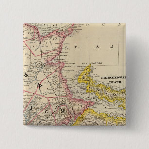 New Brunswick, Nova Scotia 15 Cm Square Badge