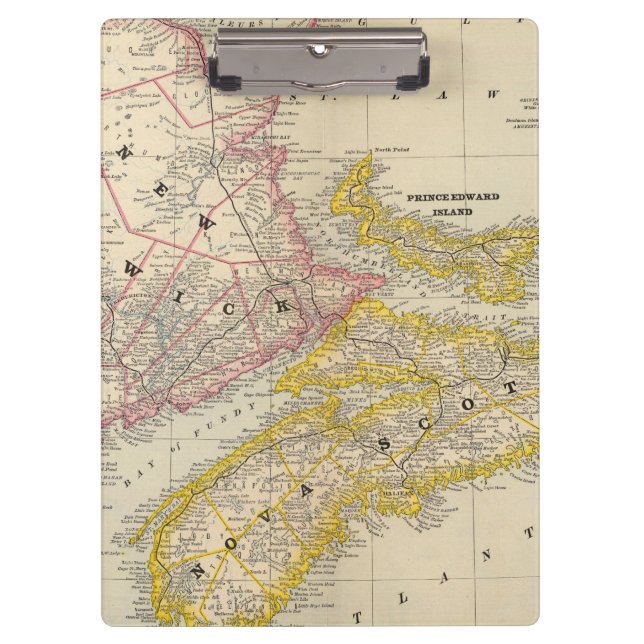 New Brunswick, Nova Scotia Clipboard (Front)