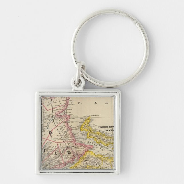 New Brunswick, Nova Scotia Key Ring (Front)