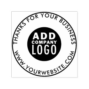 New Business Brand Logo Custom DIY Self-inking Stamp