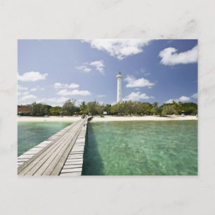 New Caledonia, Amedee Islet. Amedee Islet Pier. Postcard