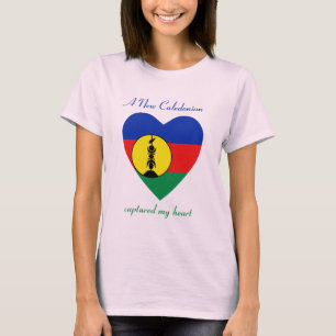 New Caledonia Flag Sweetheart T-Shirt