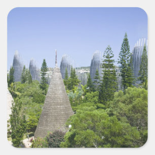 New Caledonia, Grande Terre Island, Noumea. Square Sticker