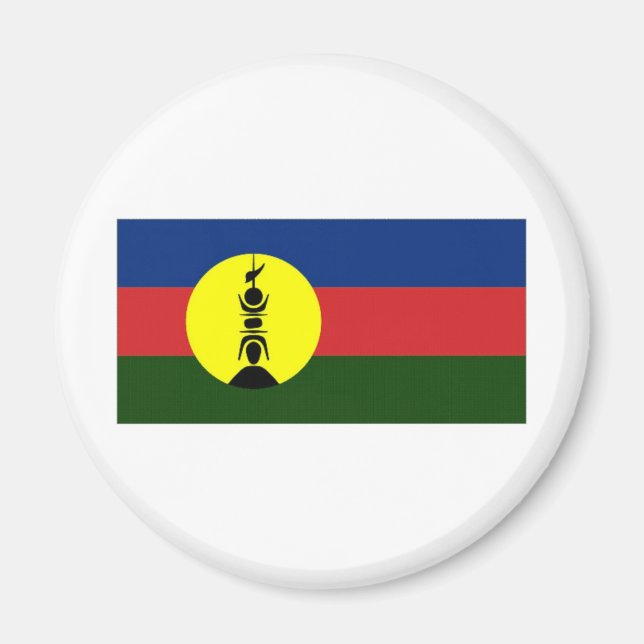 New Caledonia Kanaky Local Flag Magnet (Front)