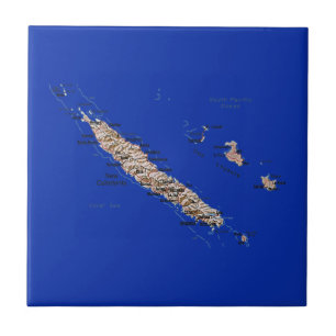 New Caledonia Map Tile