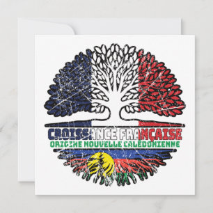 New Caledonia New Caledonian French France Tree Card