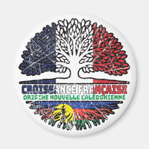 New Caledonia New Caledonian French France Tree Magnet
