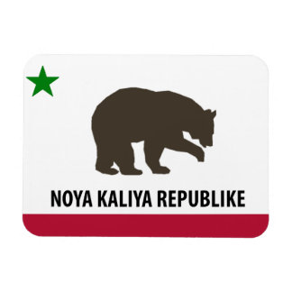 New California Republic Flag Magnet