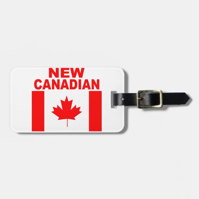 NEW CANADIAN LUGGAGE TAG (Front Horizontal)