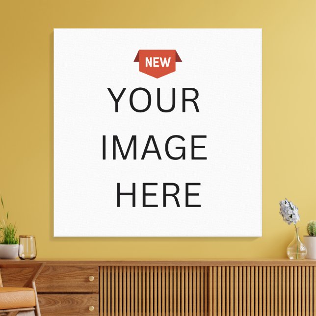 NEW! Canvas Print Premium Wrapped 30"x30" Quality (Insitu(LivingRoom))