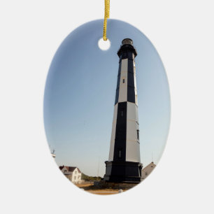 New Cape Henry Lighthouse Ceramic Tree Decoration