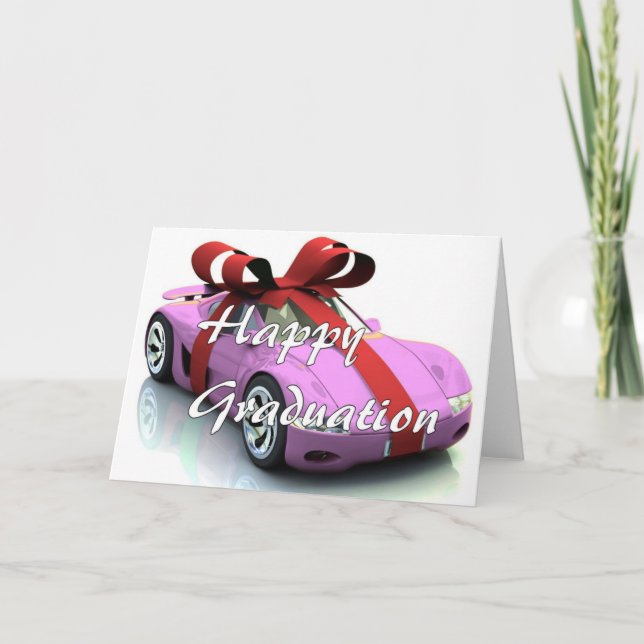 New car graduation card (Front)