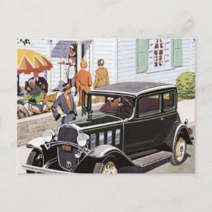 New Car Postcard