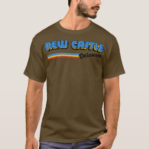 New Castle Delaware Retro Style Design T-Shirt