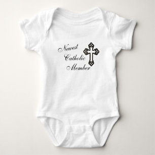 New Catholic Member Baby Outfit Baby Bodysuit