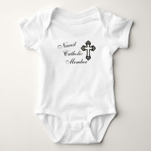 New Catholic Member Baby Outfit Bodysuit