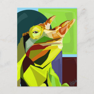 New Cham On The Block—Jackson’s Chameleon  Postcard
