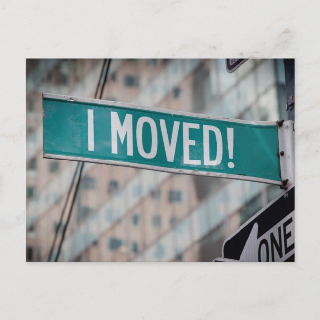 New Change Of Address Postcard (Front)