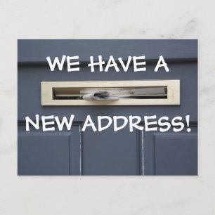 New Change Of Address Postcard