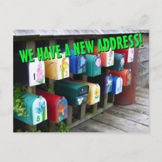 New Change Of Address Postcard
