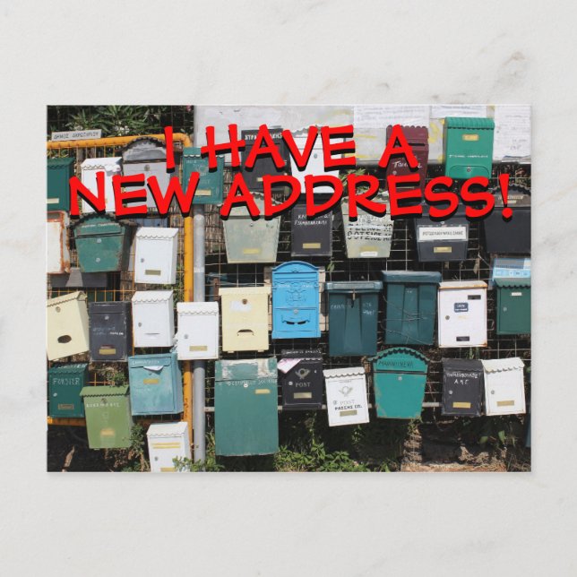 New Change Of Address Postcard (Front)