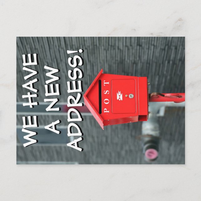 New Change Of Address Postcard (Front)