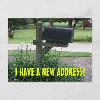 New Change Of Address Postcard