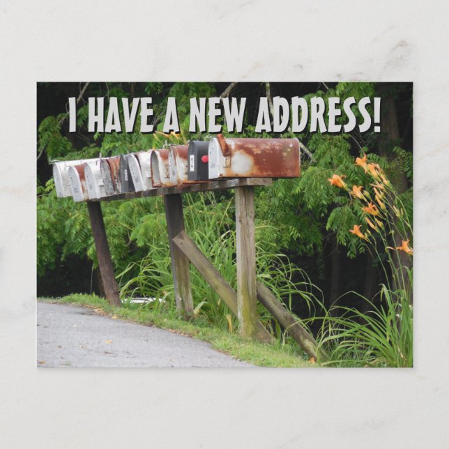 New Change Of Address Postcard (Front)
