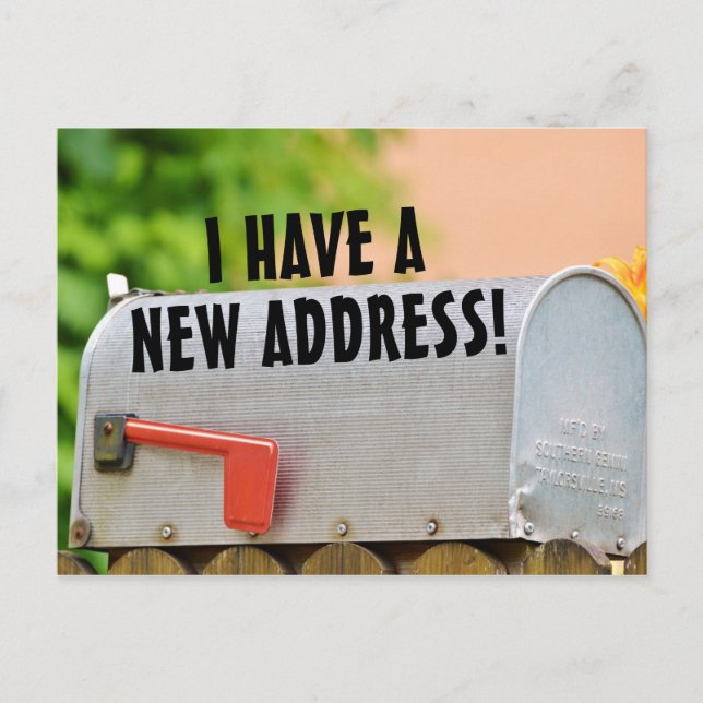 New Change Of Address Postcard (Front)