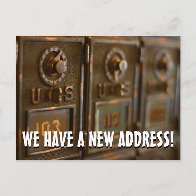 New Change Of Address Postcard (Front)