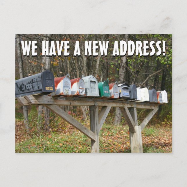 New Change Of Address Postcard (Front)