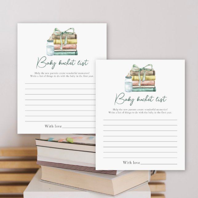 New Chapter Baby shower - Baby bucket list (Creator Uploaded)